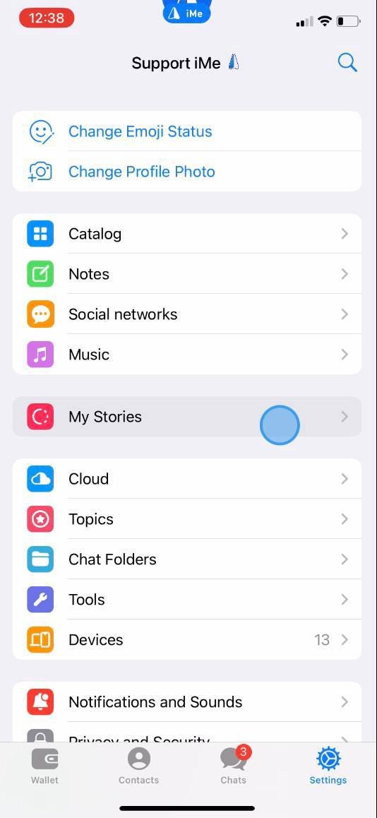 使用 iMe 禁用 Telegram Stories，享受无干扰体验
