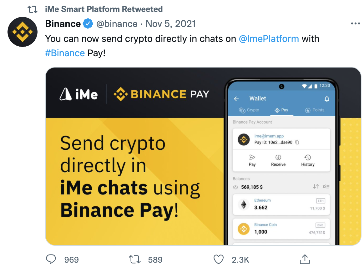 LIME 代币背后,iMe 想颠覆 Telegram 吗?